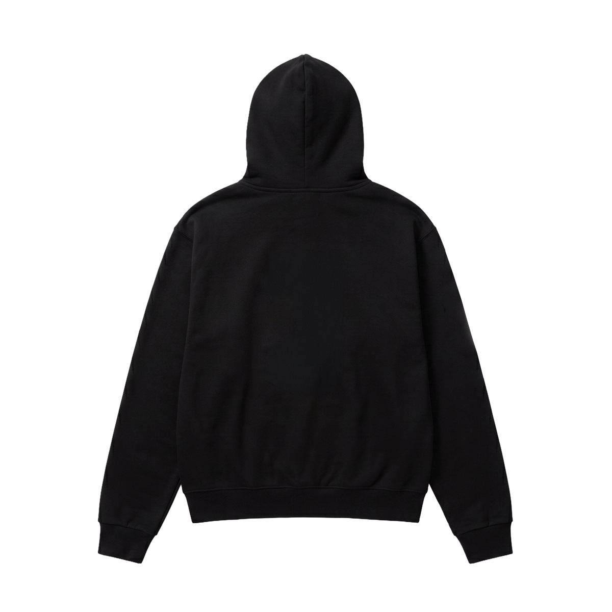 Stack Zip Hoodie Black