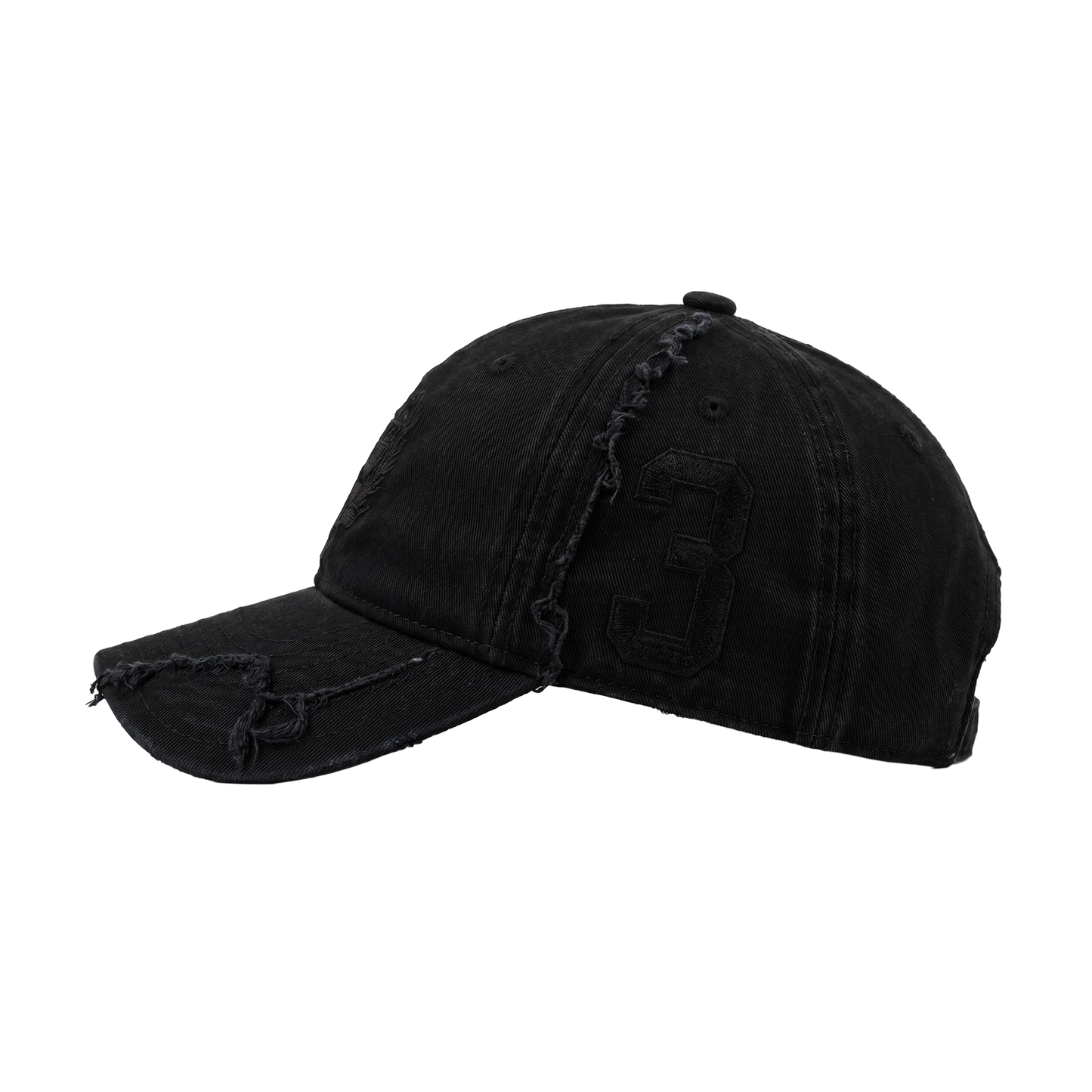 World Cup Distressed Cap Black
