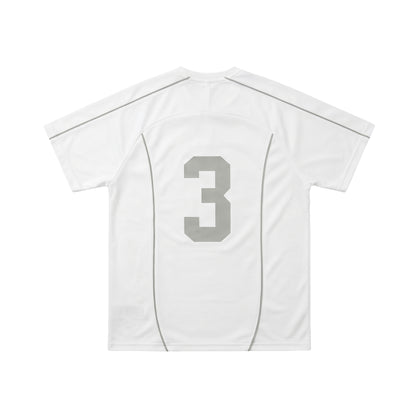 Football Jersey Short Sleeve White
