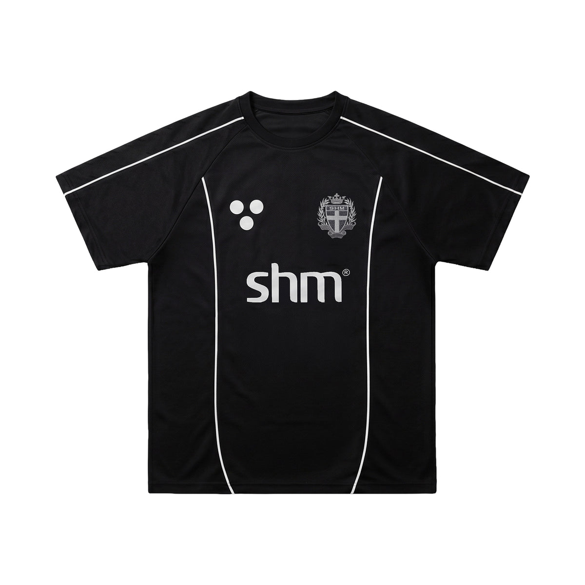 Football Jersey Short Sleeve Black