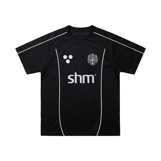 Football Jersey Short Sleeve Black