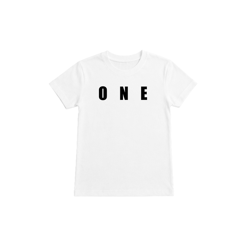 One Baby Tee White [PICK-UP ONLY]