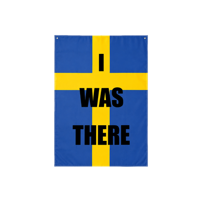 Ullevi I Was There Flag Yellow Blue [PICK-UP ONLY]