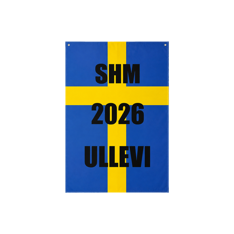 Ullevi I Was There Flag Yellow Blue [PICK-UP ONLY]