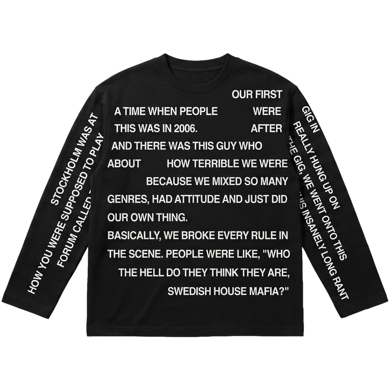 Story Long Sleeve Black [PICK-UP ONLY]