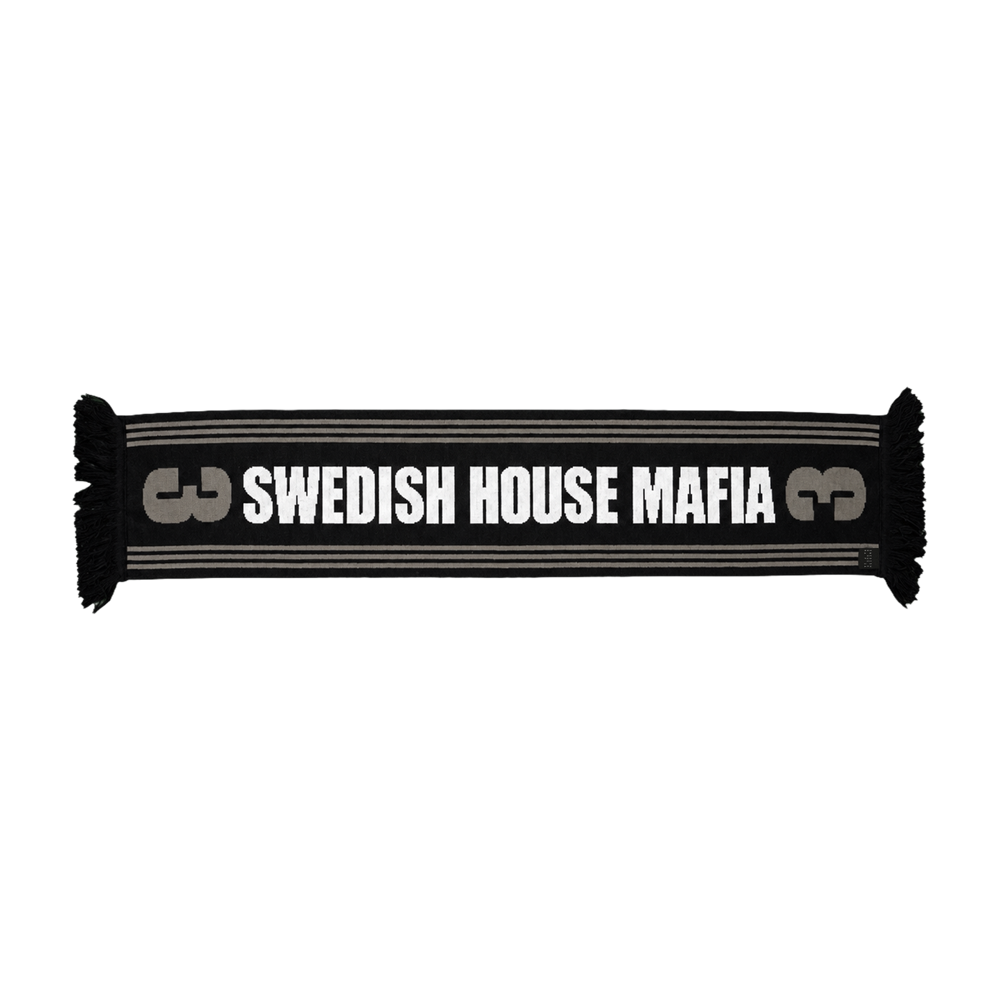 3 Football Scarf Black [PICK-UP ONLY]