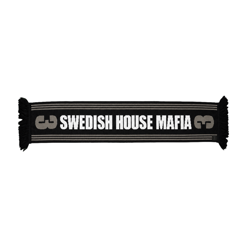 3 Football Scarf Black [PICK-UP ONLY]