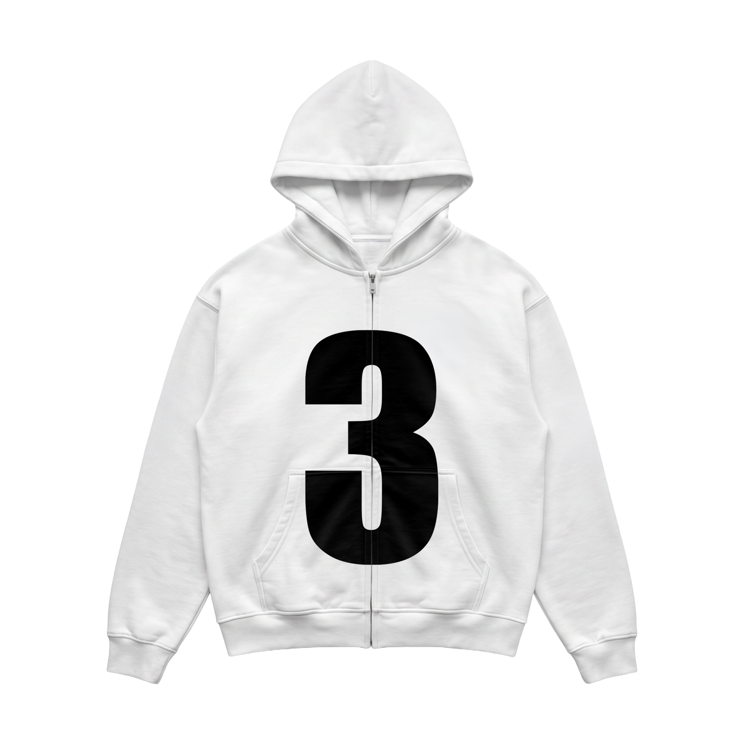 Ullevi 3 Zip Hoodie White [PICK-UP ONLY]