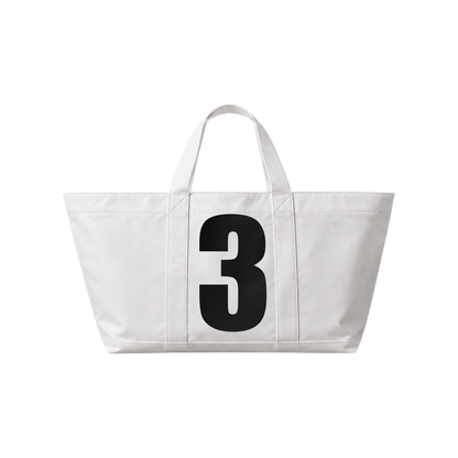 3 Tote Bag White [PICK-UP ONLY]