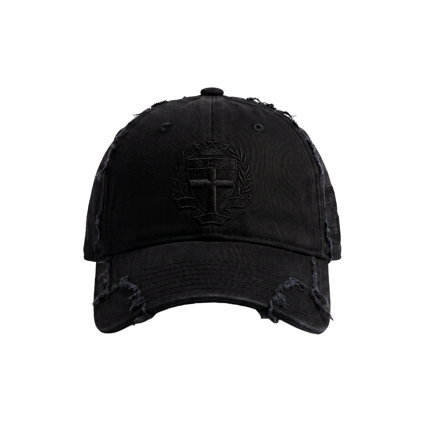 World Cup Distressed Cap Black