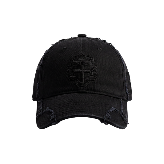 World Cup Distressed Cap Black