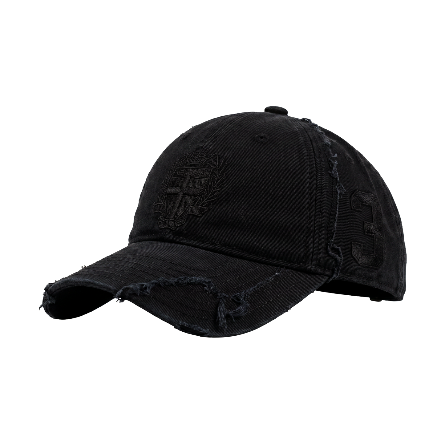 World Cup Distressed Cap Black