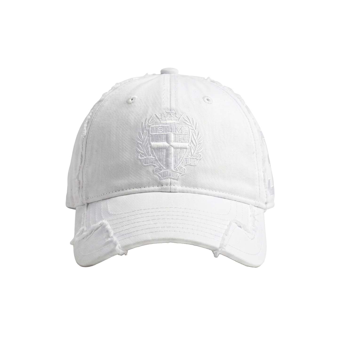 World Cup Distressed Cap White