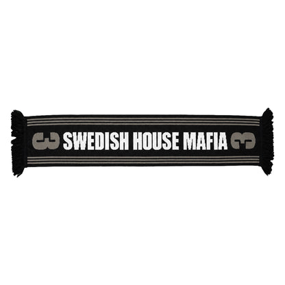3 Football Scarf Black