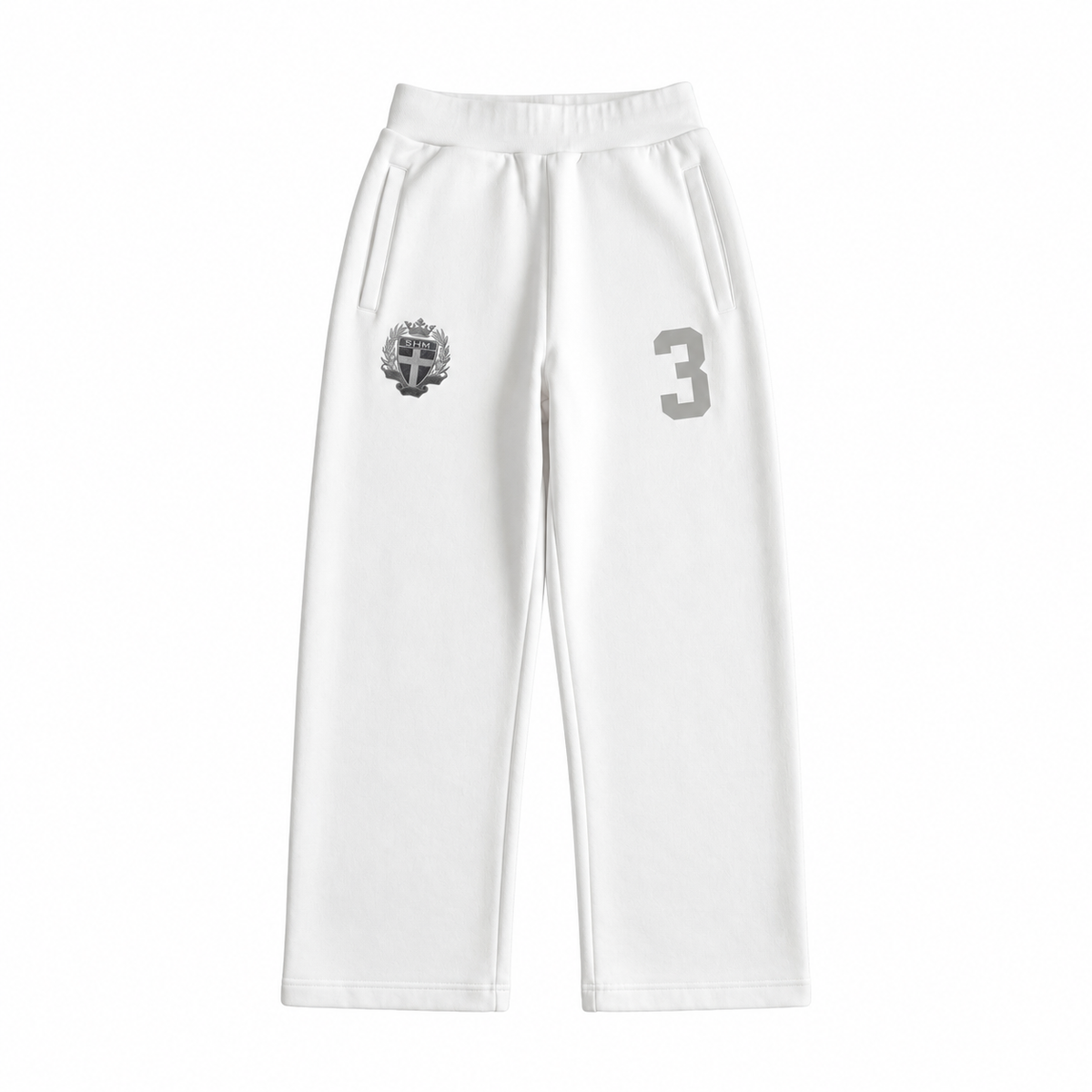 Football Sweatpants White